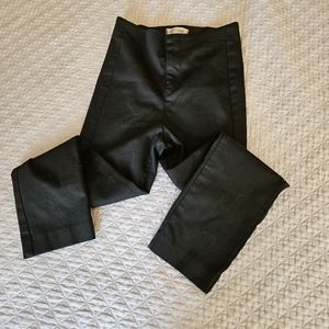 Madewell High-waisted black slim fit pants